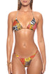 Luli Fama Tropical Majesty Strap Ring Thong Bottom